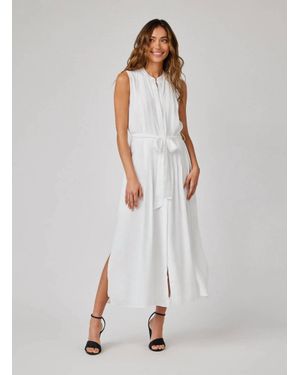 Bella Dahl Pintuck Maxi Dress - White