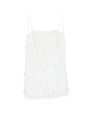Zimmermann Raie Guipure-Lace Mini Dress - White