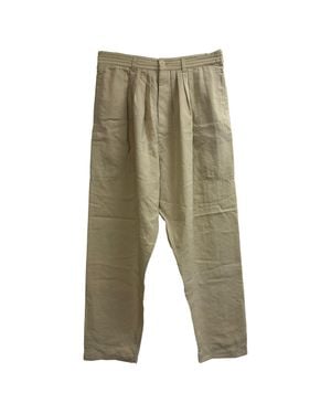 Lemaire Straight Tailored Pants - Green