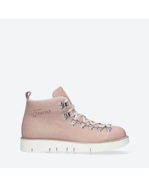 Fracap Maine Leather Boots - Pink
