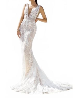 Kitty Chen Couture Kylie Lace Wedding Dress - White