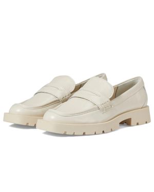 Dolce Vita Elias Loafer Off Leather Lug Sole Slip On Hawk2983 - White