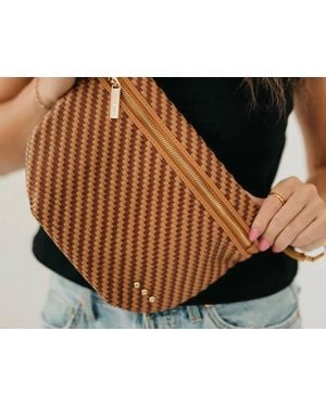 Pretty Simple Westlyn Diagonal Woven Bum Bag - Multicolor
