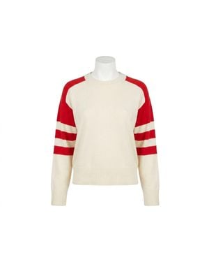Faherty Throwback Crew Top - Red