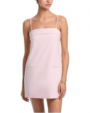French Connection Azra Twill Foldover Two Pocket Strappy Dress - Pink