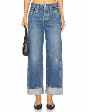 AMO Sonia Cuffed Jeans - Blue
