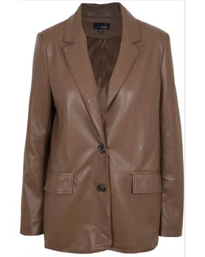 Lucy Paris Adler Faux Blazer - Brown