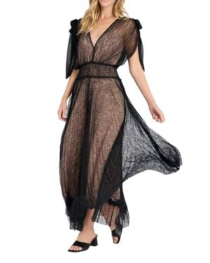 Lucy Paris Solange Lace Dress - Multicolor