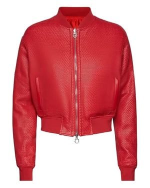 Ferragamo Zip-Up Jacket - Red