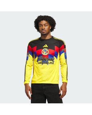 adidas Club America 25/26 Long Sleeve Home Jersey - Yellow