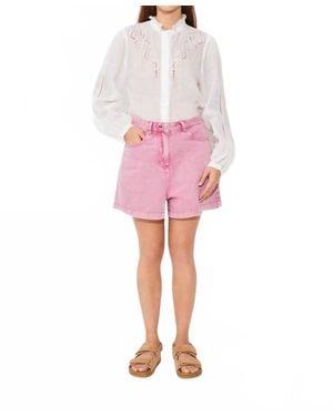 Suncoo Leony Blouse Top - Pink