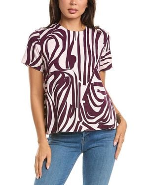 Marimekko Hilja Jokuraita Top - White