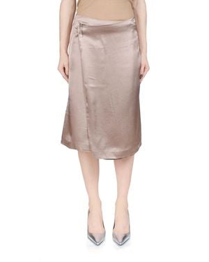 6397 Wrap Midi Skirt - Natural