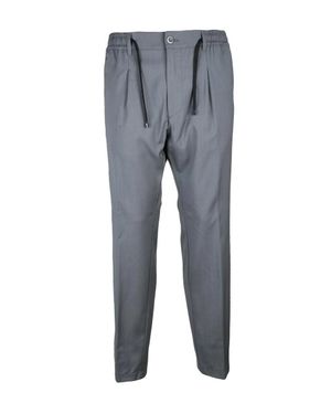 Cruna Tailored Virgin Wool Pants - Gray
