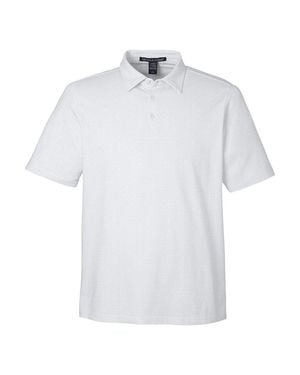 Devon & Jones Crownlux Performance Geo Polo - White