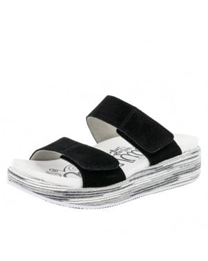 Alegria Mixie Sandals - Black