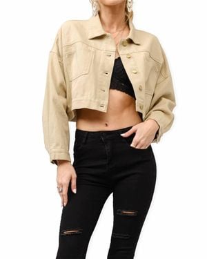 Blue B Long Live Cowgirls Twill Denim Jacket - Black