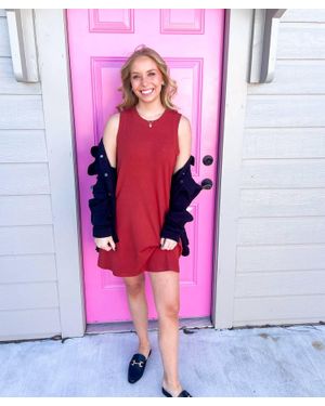 Another Love Justine Ribbed Dress - Pink