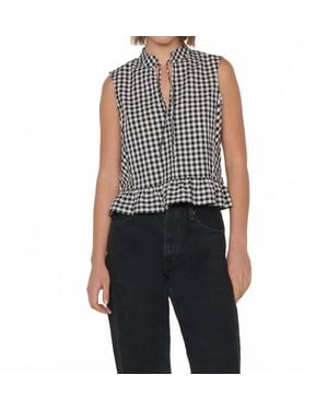 Nation Ltd Dana Boxy Sleeveless Tank Top - Black