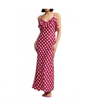 Aston Studio Sylvie Maxi Dress - Red