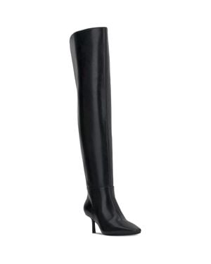 INC Jackston Solid Made Over-The-Knee Boots - Black
