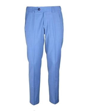 Emanuel Ungaro Classic Wool Stretch Pants - Blue