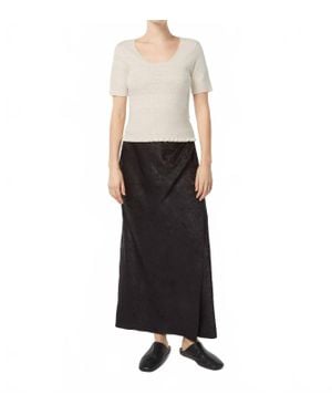 Scotch & Soda Pointelle Stitch Knitted Tee - Black