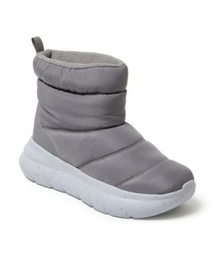Dearfoams Texoma Bootie With Regnr8 - Gray