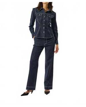 Dea Kudibal Henadea Denim Top - Blue