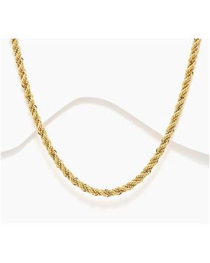 David Markstein Premier 18" Duetto Handcrafted Rope Necklace - Metallic