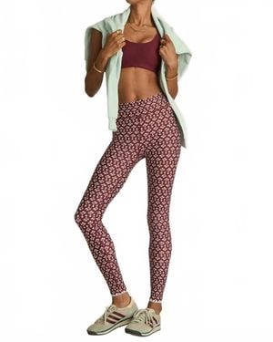 The Upside Firefly 25In Midi Pant - Red