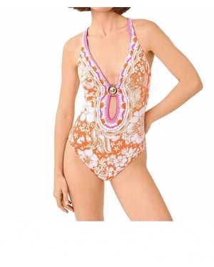 Lilly Pulitzer Ester One Piece Swimsuit - Red