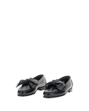 Hereu Shiny Leather Loafers - Black