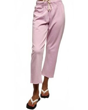 PERFECTWHITETEE Jamaica Beach Fleece Pant - Pink