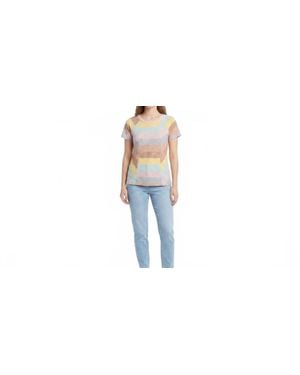 2 LIV Stripe Union Jack Raglan Tee - Black