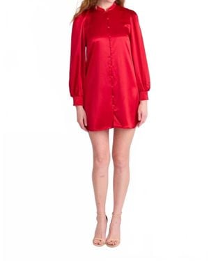 S'Edge Normandy Mini Dress - Red