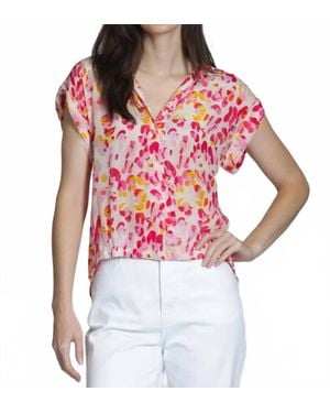 Apny Pullover Wrap Blouse - White