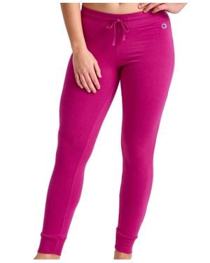 Champion Lounge Sleep Jogger Leggings - Pink