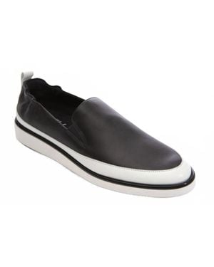 Vaneli Quin Leather Slip-On Sneaker - Black