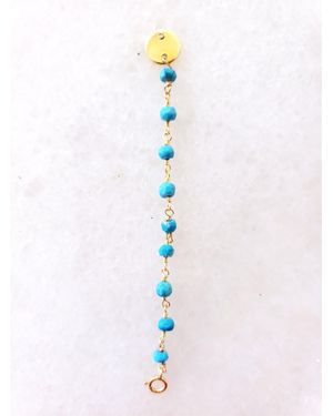 A Blonde and Her Bag Semi-Precious Bead Necklace Extender - Blue