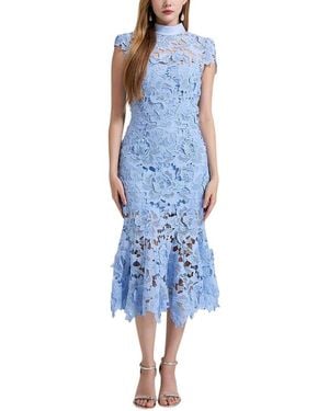 DZA Midi Dress - Blue