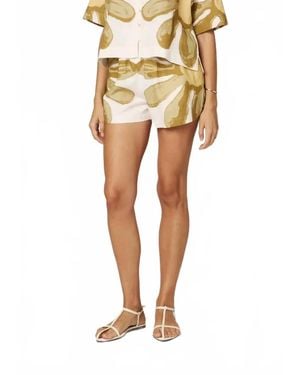 Cleobella Pierre Linen Shorts - Natural
