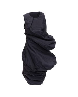 Comme des Garçons Comme Des Garcons Lumps Bumps Circle Cut Asymmetric Dress - Blue