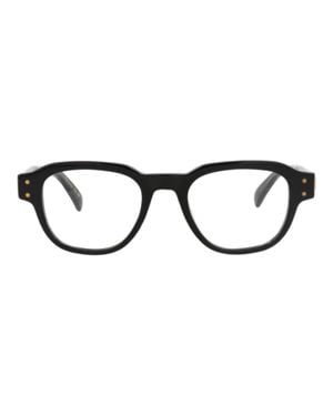 dunhill Round-Frame Recycled Acetate Optical Frames - Brown