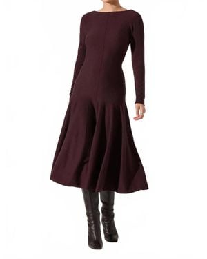 Astr Doreyda Sweater Dress - Purple