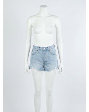 Z Supply Classic High Rise Denim Shorts - Blue
