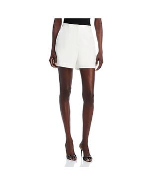 French Connection Elastic Faux Pockets Casual Shorts - White