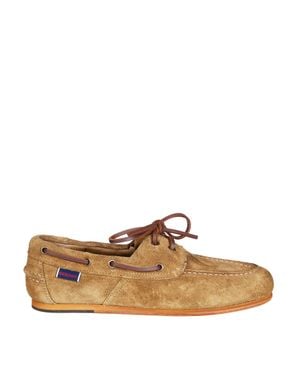 Sebago Soft Suede Owen Bow Detail Loafers - Brown