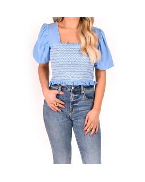 Emily Mccarthy Havana Top - Blue