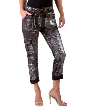 Gigi Moda Umbria Cotton Cropped Pants - Black